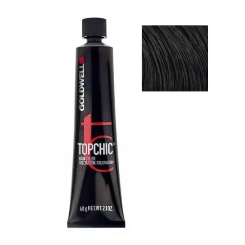 Стойкая профессиональная краска для волос - Goldwell Topchic Hair Color Coloration 3N (Темно-коричневый)